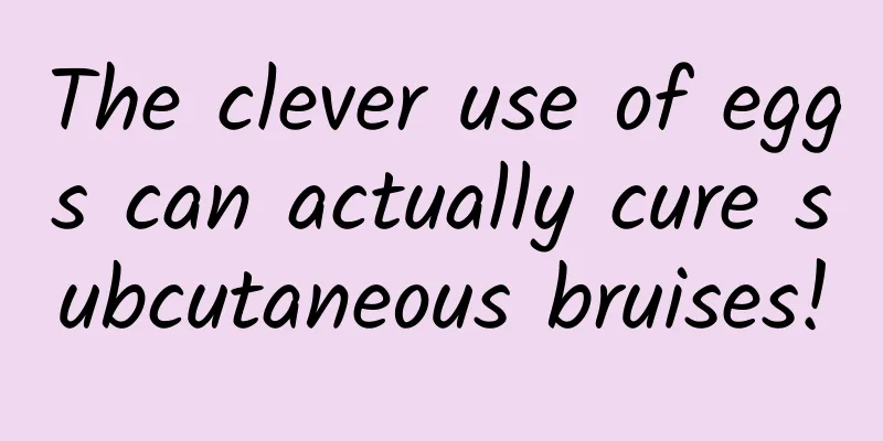 The clever use of eggs can actually cure subcutaneous bruises!