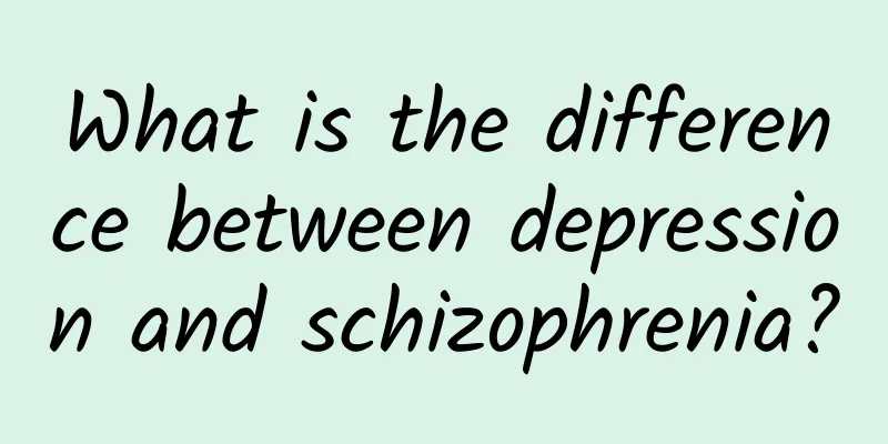 What is the difference between depression and schizophrenia?