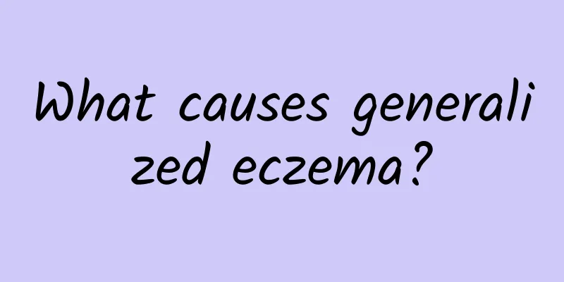 What causes generalized eczema?