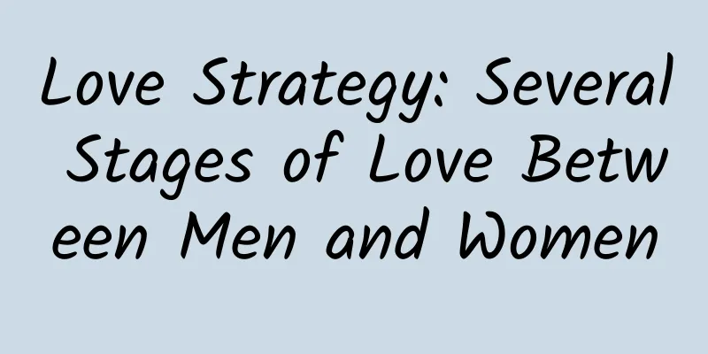 Love Strategy: Several Stages of Love Between Men and Women