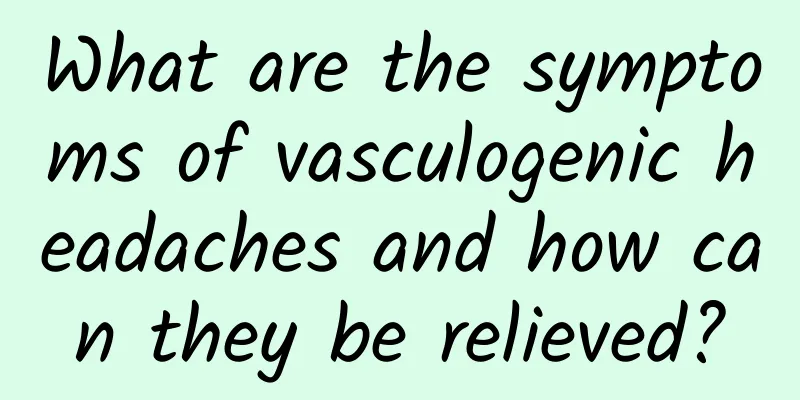 What are the symptoms of vasculogenic headaches and how can they be relieved?