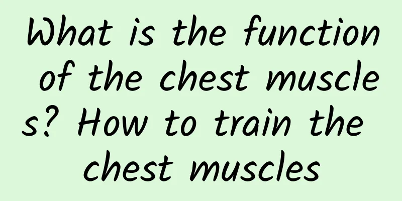 What is the function of the chest muscles? How to train the chest muscles