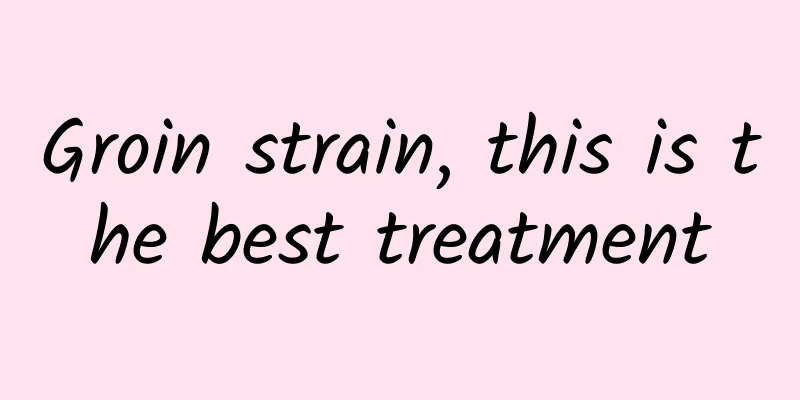 Groin strain, this is the best treatment