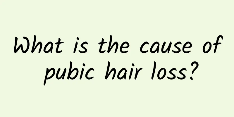 What is the cause of pubic hair loss?