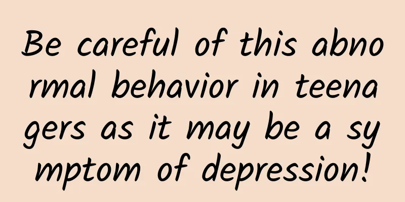 Be careful of this abnormal behavior in teenagers as it may be a symptom of depression!