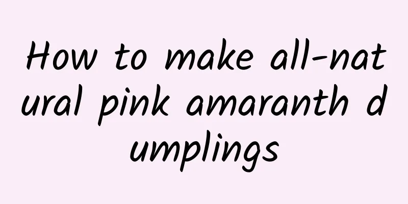 How to make all-natural pink amaranth dumplings