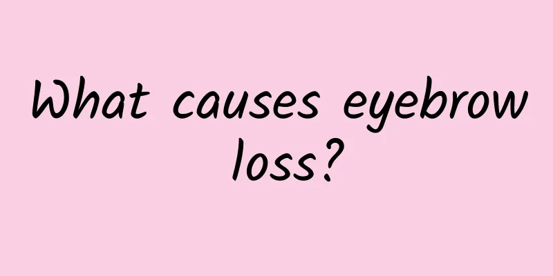 What causes eyebrow loss?