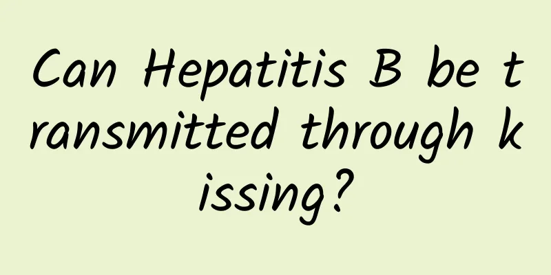 Can Hepatitis B be transmitted through kissing?
