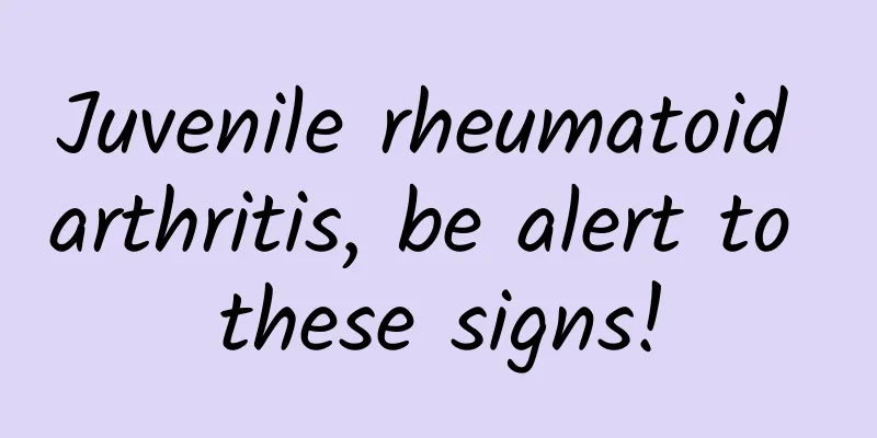 Juvenile rheumatoid arthritis, be alert to these signs!