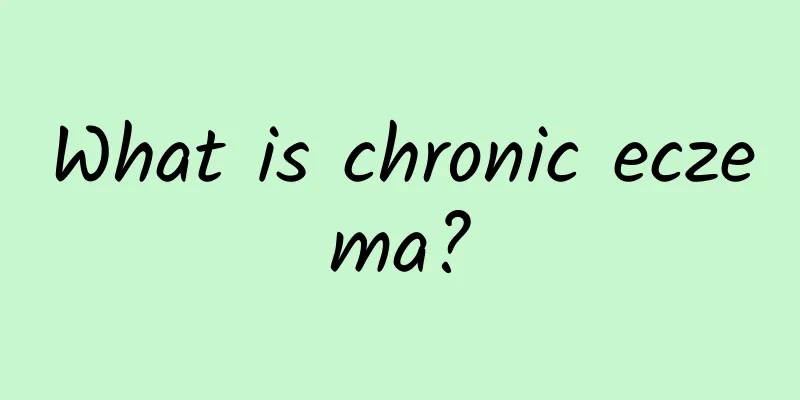 What is chronic eczema?