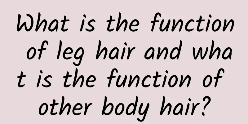 What is the function of leg hair and what is the function of other body hair?