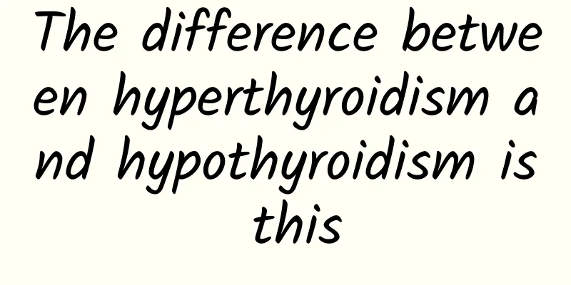 The difference between hyperthyroidism and hypothyroidism is this