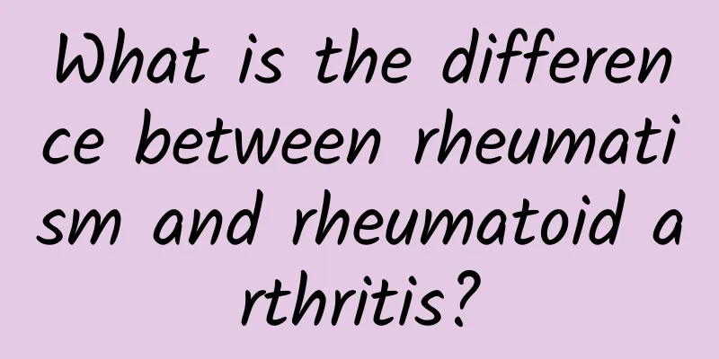 What is the difference between rheumatism and rheumatoid arthritis?