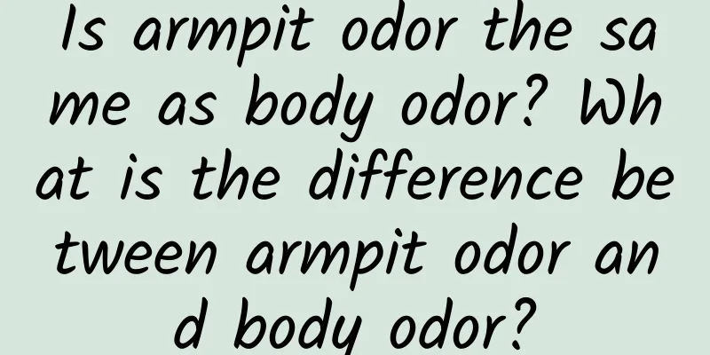 Is armpit odor the same as body odor? What is the difference between armpit odor and body odor?