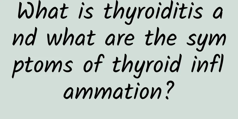 What is thyroiditis and what are the symptoms of thyroid inflammation?