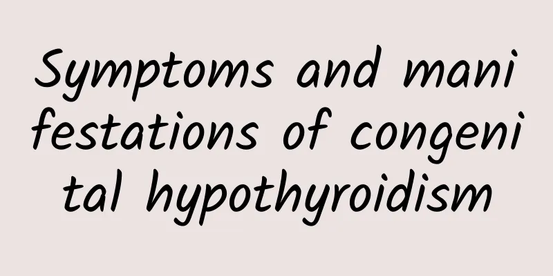 Symptoms and manifestations of congenital hypothyroidism