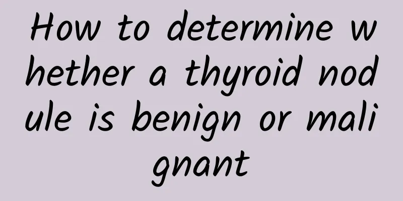 How to determine whether a thyroid nodule is benign or malignant