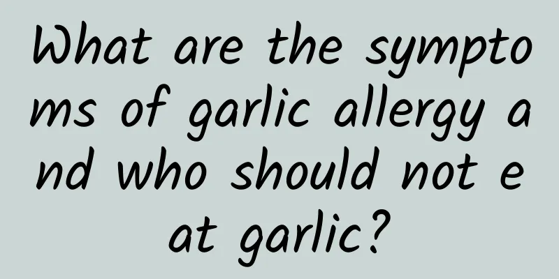 What are the symptoms of garlic allergy and who should not eat garlic?