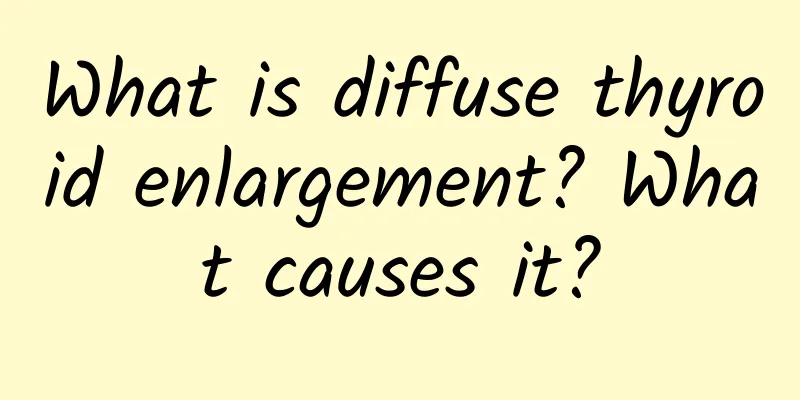 What is diffuse thyroid enlargement? What causes it?