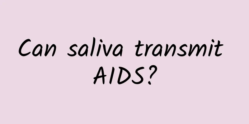 Can saliva transmit AIDS?
