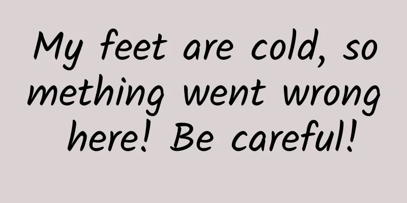 My feet are cold, something went wrong here! Be careful!