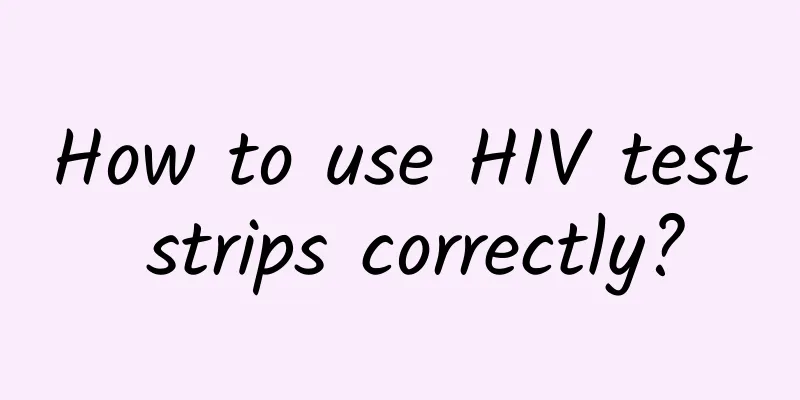 How to use HIV test strips correctly?