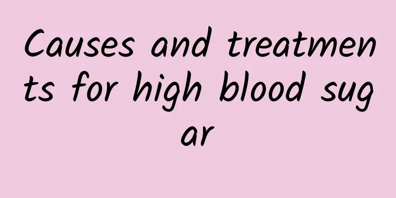 Causes and treatments for high blood sugar