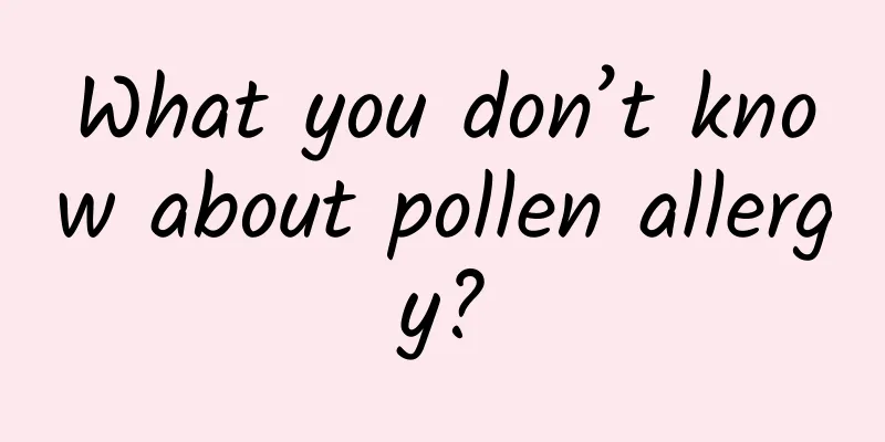 What you don’t know about pollen allergy?
