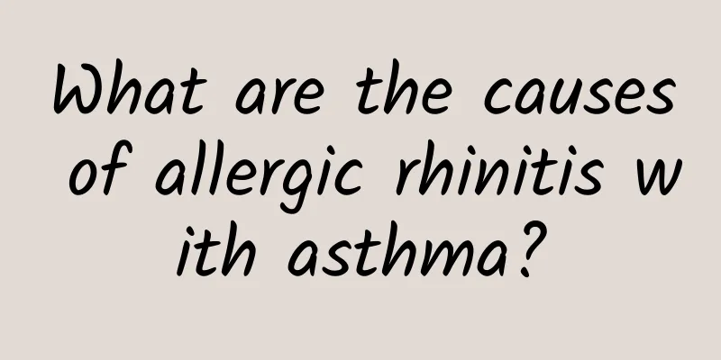 What are the causes of allergic rhinitis with asthma?