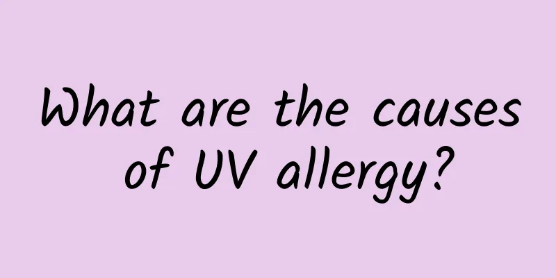 What are the causes of UV allergy?