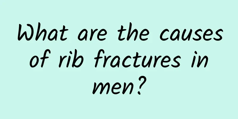 What are the causes of rib fractures in men?