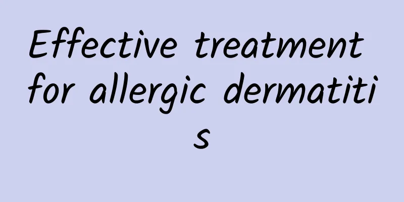 Effective treatment for allergic dermatitis