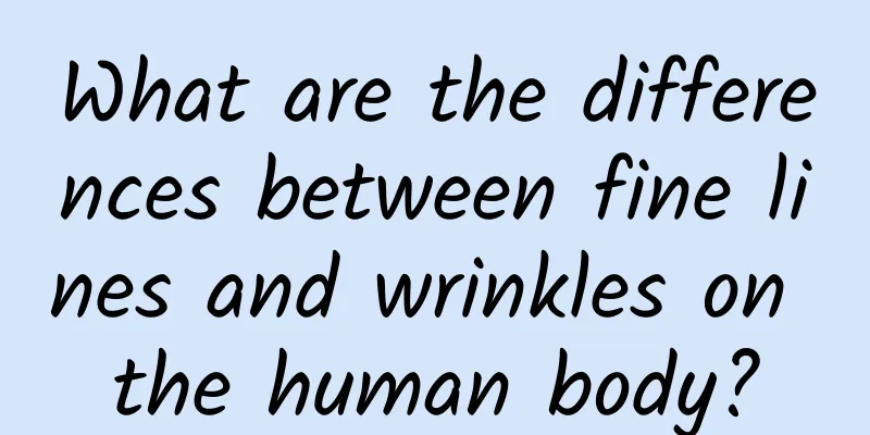 What are the differences between fine lines and wrinkles on the human body?