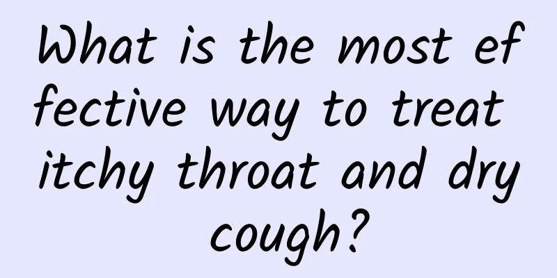 What is the most effective way to treat itchy throat and dry cough?