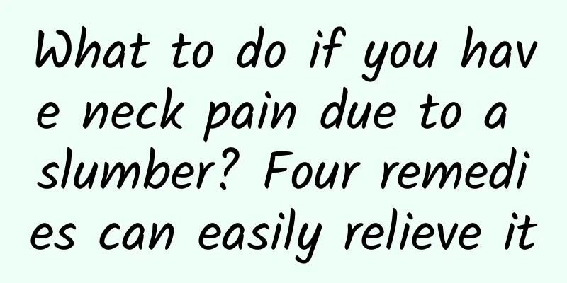 What to do if you have neck pain due to a slumber? Four remedies can easily relieve it