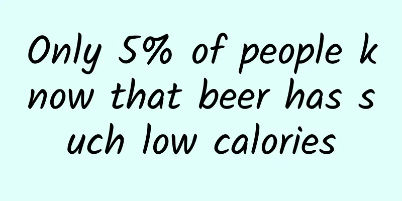 Only 5% of people know that beer has such low calories