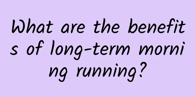 What are the benefits of long-term morning running?