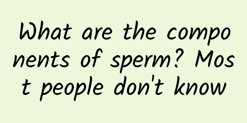 What are the components of sperm? Most people don't know