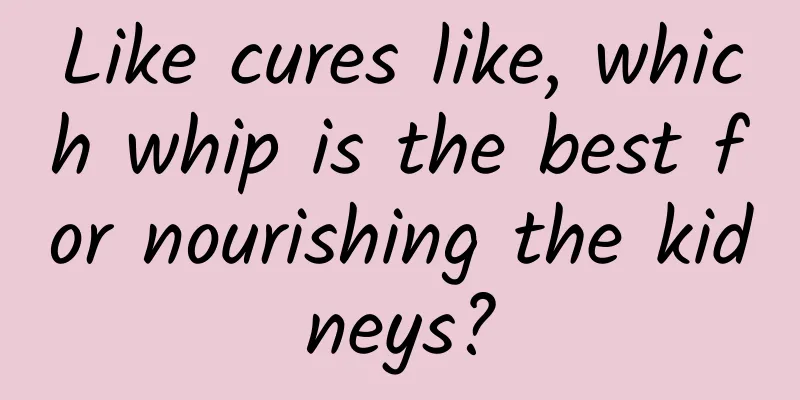 Like cures like, which whip is the best for nourishing the kidneys?