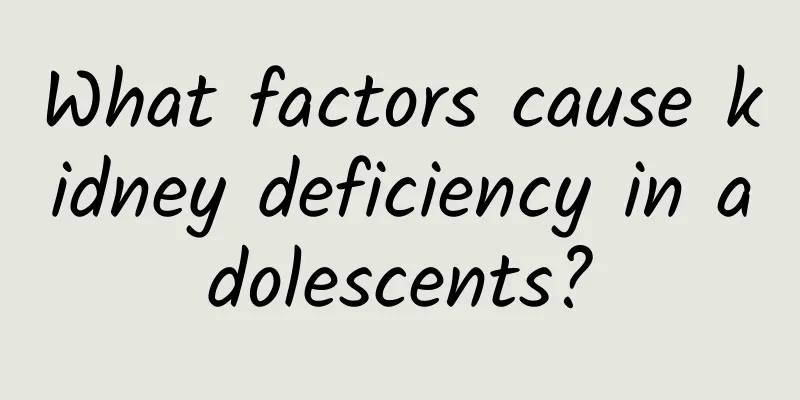 What factors cause kidney deficiency in adolescents?
