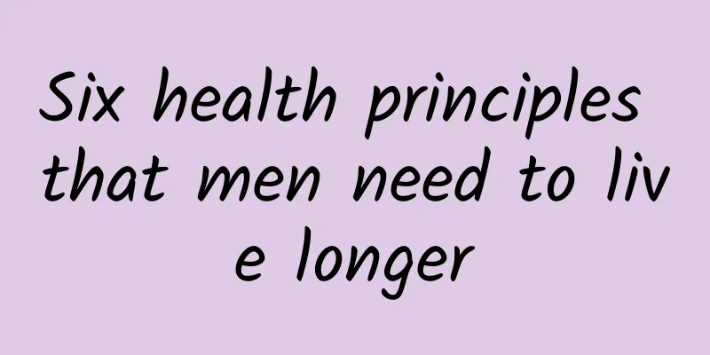 Six health principles that men need to live longer