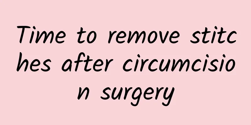 Time to remove stitches after circumcision surgery