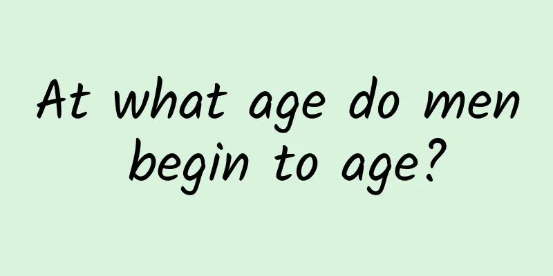 At what age do men begin to age?