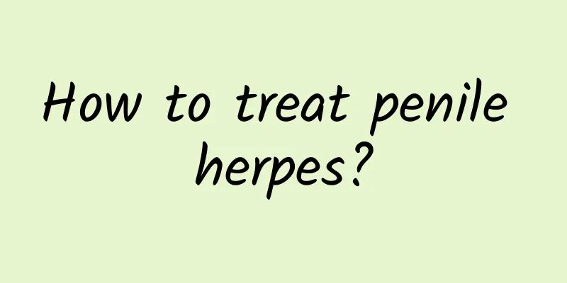 How to treat penile herpes?