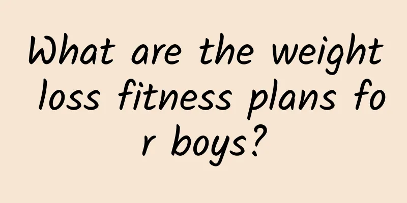 What are the weight loss fitness plans for boys?