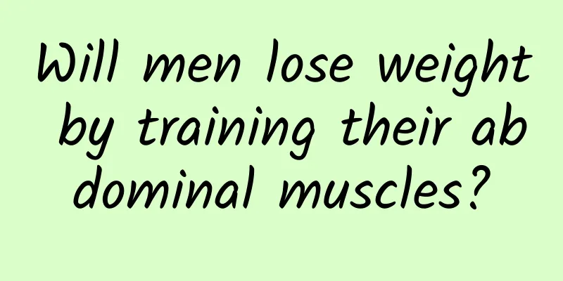 Will men lose weight by training their abdominal muscles?