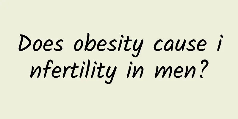Does obesity cause infertility in men?