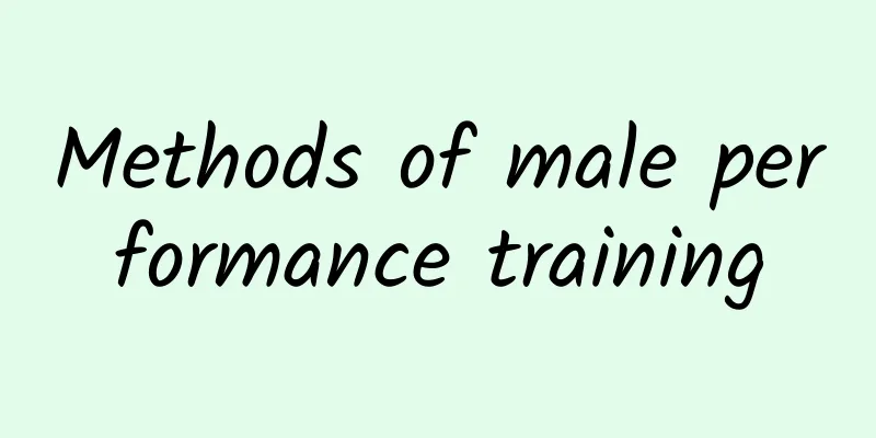 Methods of male performance training