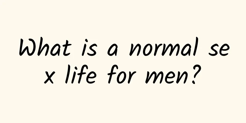 What is a normal sex life for men?
