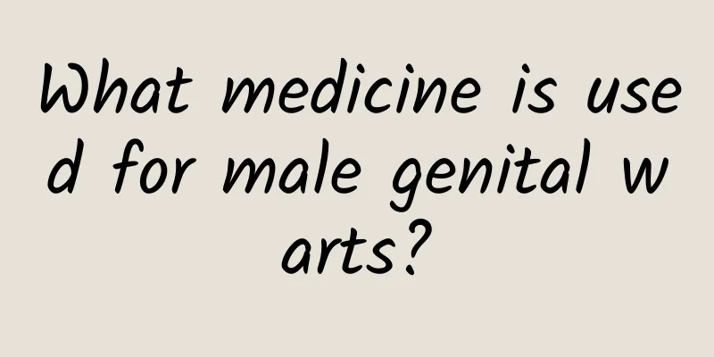 What medicine is used for male genital warts?